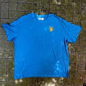 Dutch Bros Blue Tee with Pink Accent